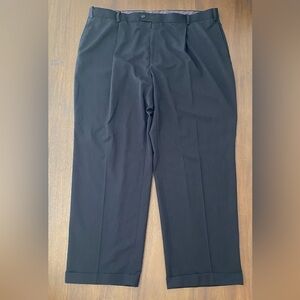 Black Sean John Flat Front Pleat Dress Pants Size 44W x 30L
